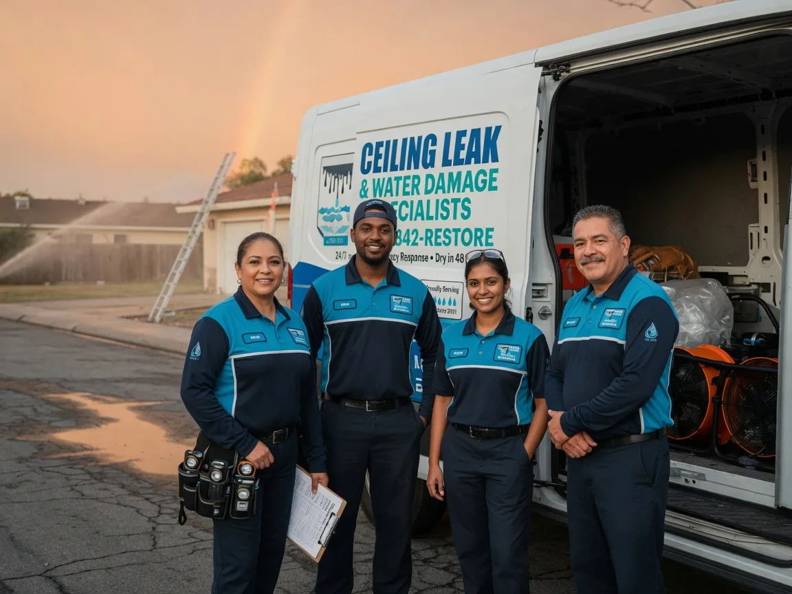 Ceiling Leak Cleanup company in Satin, TX